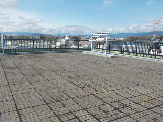 N社屋上防水工事前