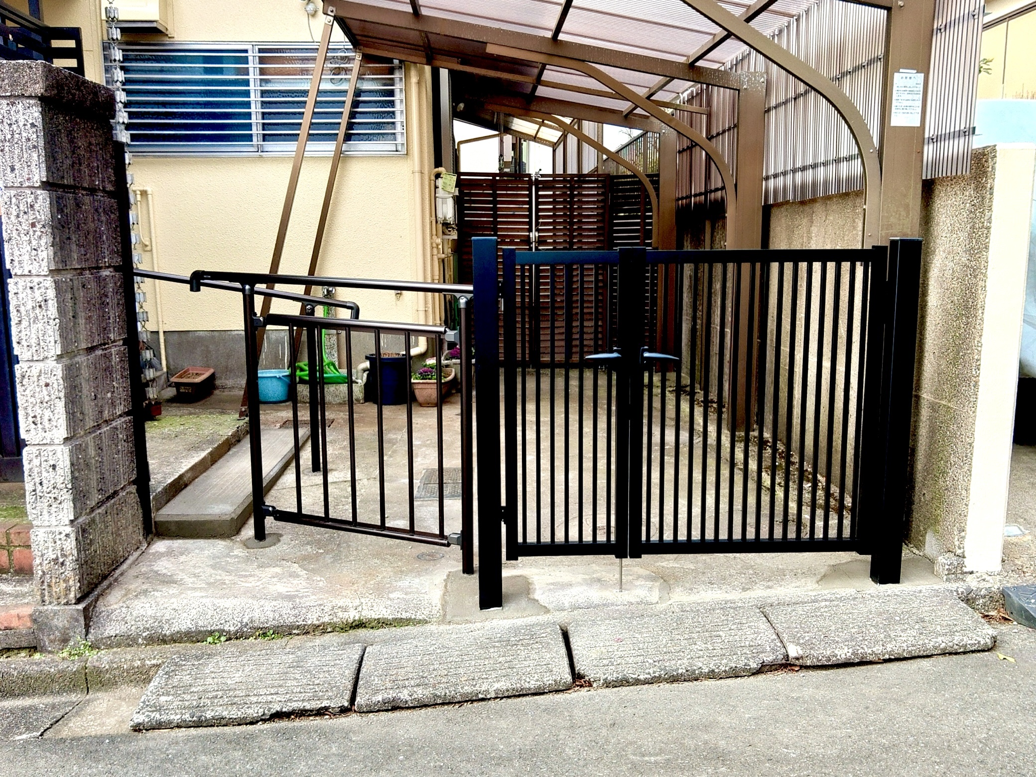 A様邸外構工事後（介護改修）